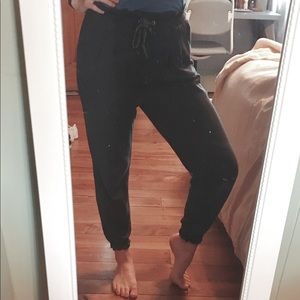 Grey Paper-bag Aerie Joggers